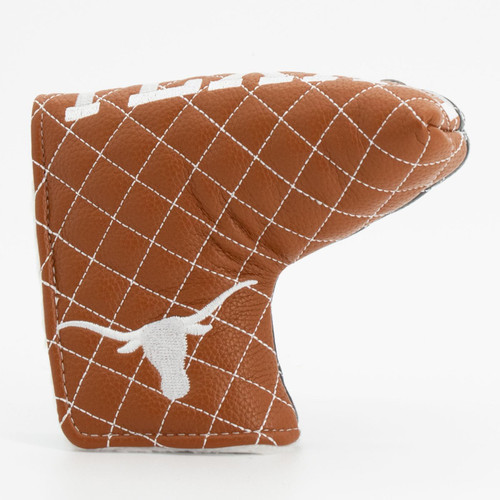 Texas Longhorns Split Quilted Tour Blade Golf Putter Cover