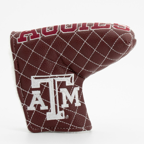 Texas A&M Aggies Split Quilted Tour Blade Golf Putter Cover