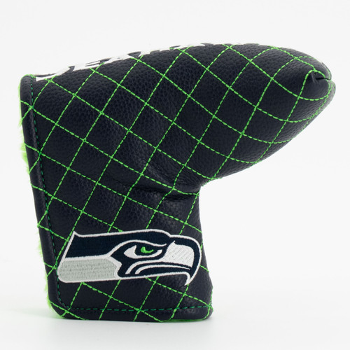 Seattle Seahawks Split Quilted Tour Blade Golf Putter Cover