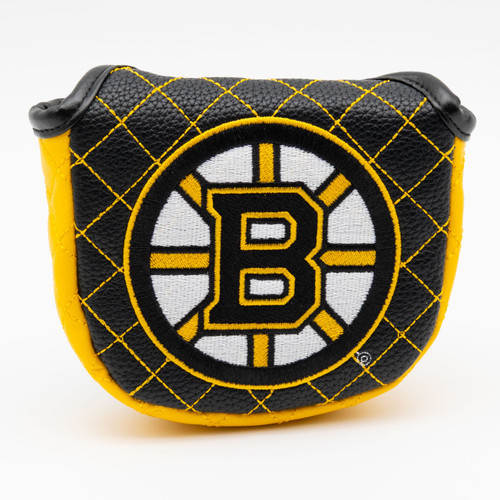 Boston Bruins Solid Quilted Golf Mallet Putter Cover