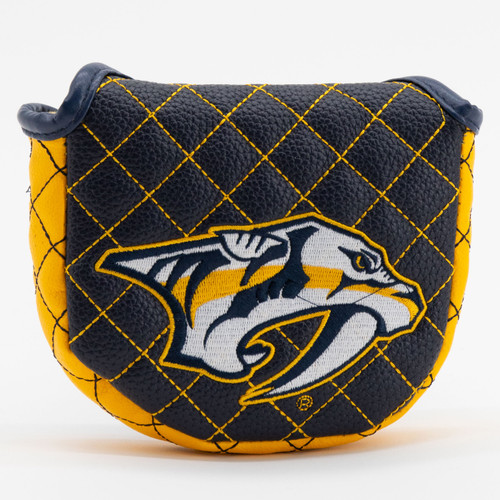 Nashville Predators Solid Quilted Golf Mallet Putter Cover