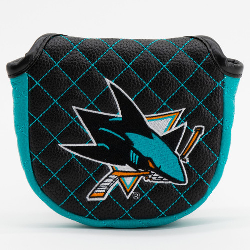 San Jose Sharks Solid Quilted Golf Mallet Putter Cover