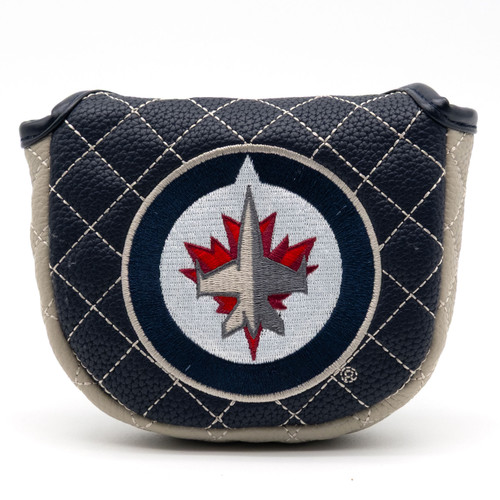 Winnipeg Jets Solid Quilted Golf Mallet Putter Cover