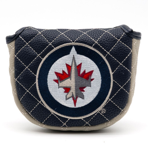 Winnipeg Jets Solid Quilted Golf Mallet Putter Cover