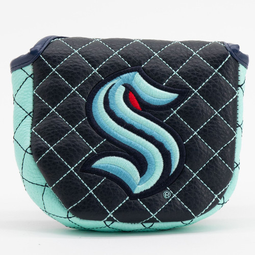 Seattle Kraken Solid Quilted Golf Mallet Putter Cover