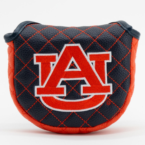 Auburn Tigers Solid Quilted Golf Mallet Putter Cover