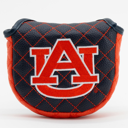 Auburn Tigers Solid Quilted Golf Mallet Putter Cover