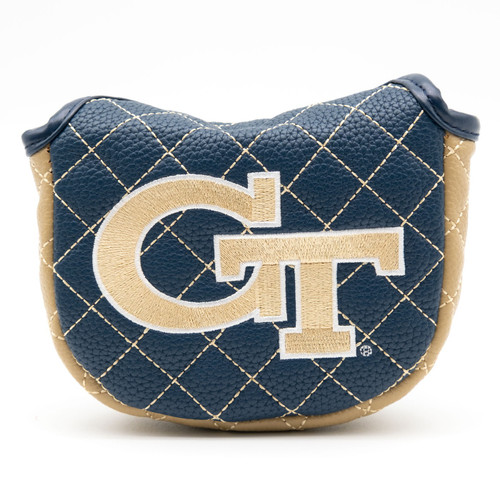 Georgia Tech Yellow Jackets Solid Quilted Golf Mallet Putter Cover