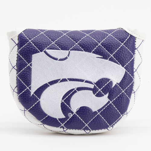 Kansas State Wildcats Solid Quilted Golf Mallet Putter Cover