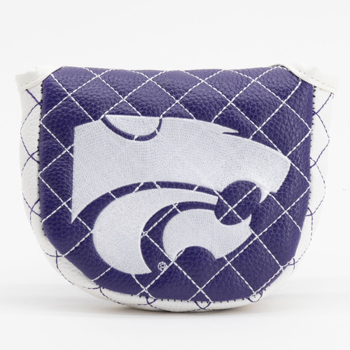 Kansas State Wildcats Solid Quilted Golf Mallet Putter Cover