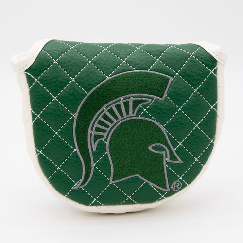 Michigan State Spartans Solid Quilted Golf Mallet Putter Cover