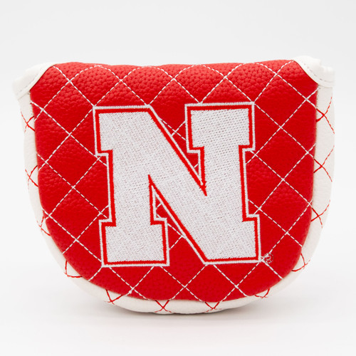 Nebraska Cornhuskers Solid Quilted Golf Mallet Putter Cover