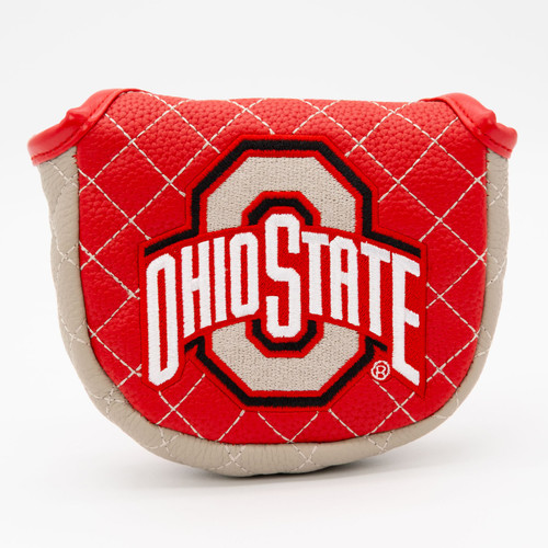 Ohio State Buckeyes Solid Quilted Golf Mallet Putter Cover