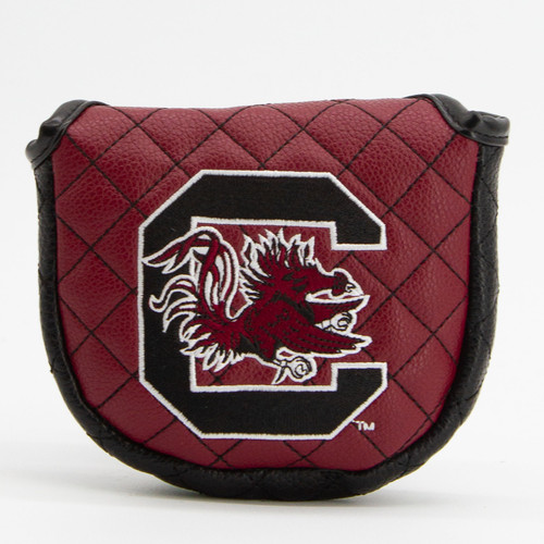 South Carolina Gamecocks Solid Quilted Golf Mallet Putter Cover