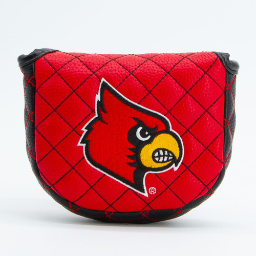 Louisville Cardinals Solid Quilted Golf Mallet Putter Cover