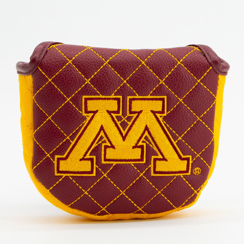 Minnesota Golden Gophers Solid Quilted Golf Mallet Putter Cover