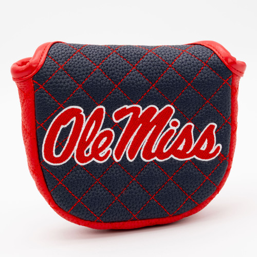 Mississippi Rebels Solid Quilted Golf Mallet Putter Cover