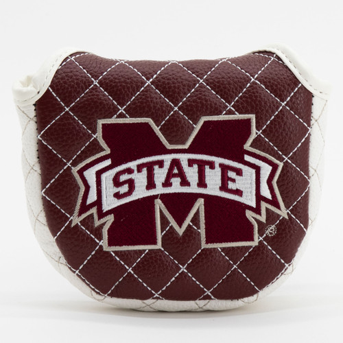 Mississippi State Bulldogs Solid Quilted Golf Mallet Putter Cover