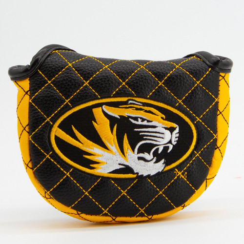 Missouri Tigers Solid Quilted Golf Mallet Putter Cover