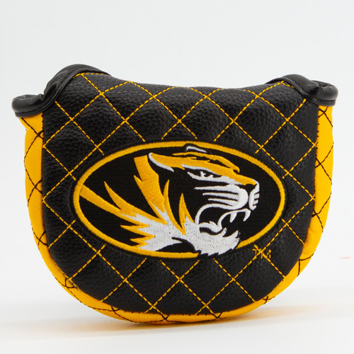 Missouri Tigers Solid Quilted Golf Mallet Putter Cover