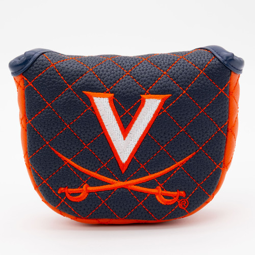 Virginia Cavaliers Solid Quilted Golf Mallet Putter Cover