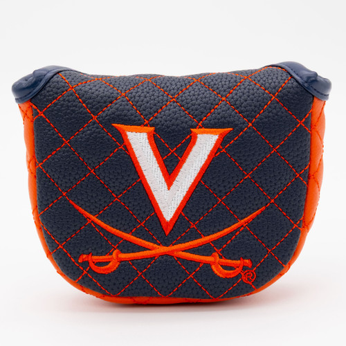 Virginia Cavaliers Solid Quilted Golf Mallet Putter Cover