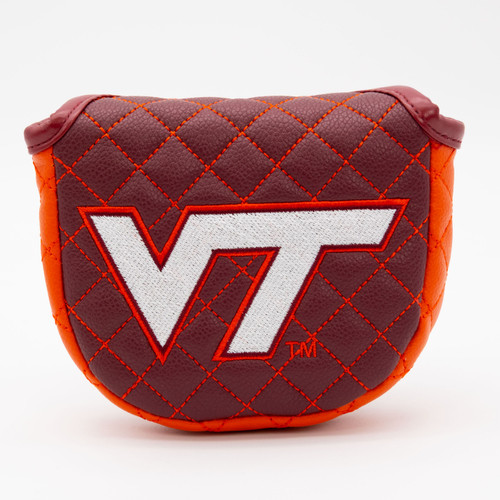 Virginia Tech Hokies Solid Quilted Golf Mallet Putter Cover