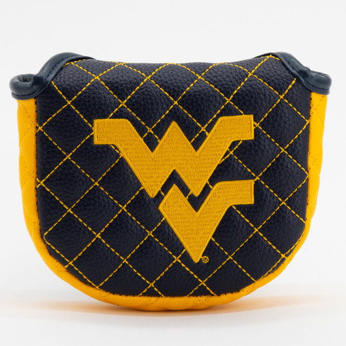 West Virginia Mountaineers Solid Quilted Golf Mallet Putter Cover