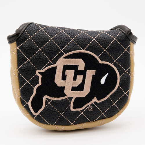 Colorado Buffaloes Solid Quilted Golf Mallet Putter Cover