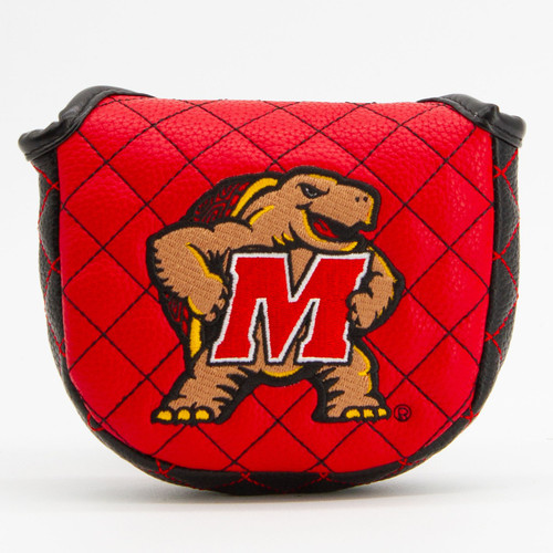 Maryland Terrapins Solid Quilted Golf Mallet Putter Cover