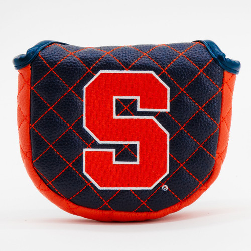 Syracuse Orange Solid Quilted Golf Mallet Putter Cover