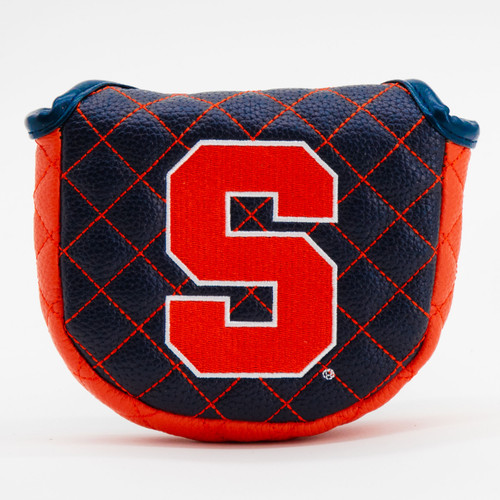 Syracuse Orange Solid Quilted Golf Mallet Putter Cover