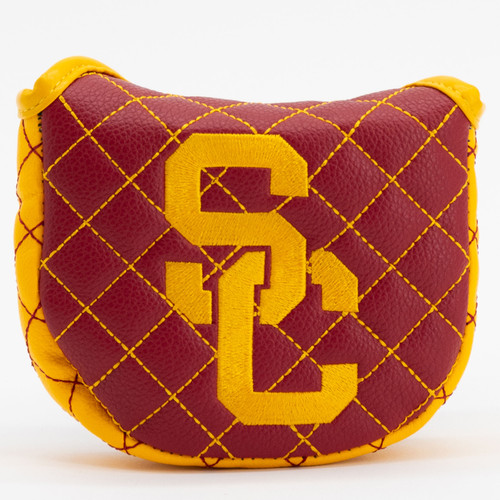 USC Trojans Solid Quilted Golf Mallet Putter Cover