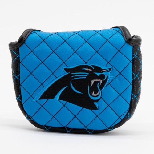 Carolina Panthers Solid Quilted Golf Mallet Putter Cover