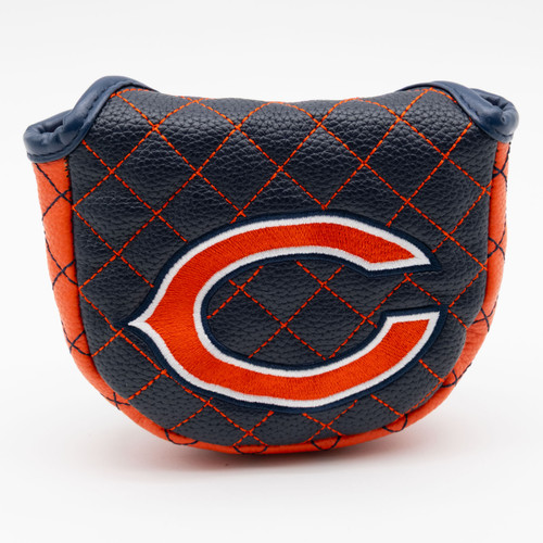 Chicago Bears Solid Quilted Golf Mallet Putter Cover