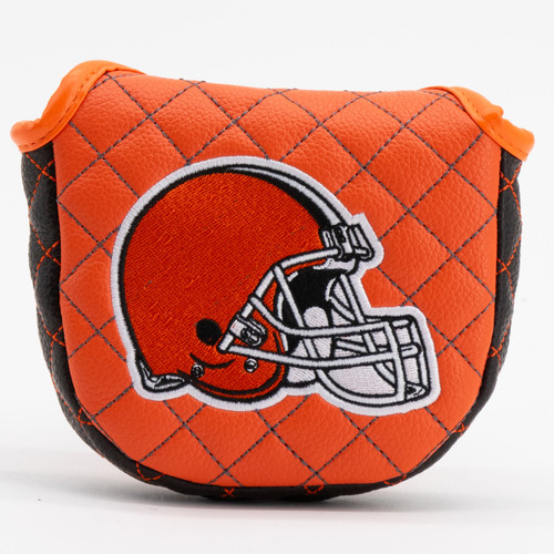 Cleveland Browns Solid Quilted Golf Mallet Putter Cover