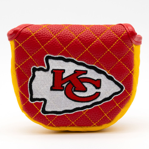 Kansas City Chiefs Solid Quilted Golf Mallet Putter Cover
