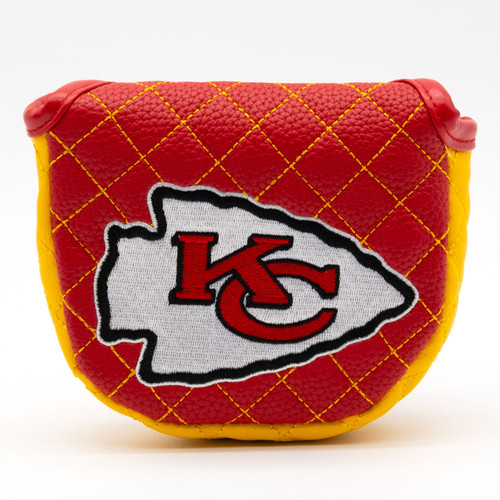 Kansas City Chiefs Solid Quilted Golf Mallet Putter Cover