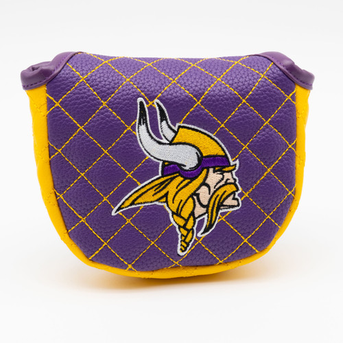 Minnesota Vikings Solid Quilted Golf Mallet Putter Cover