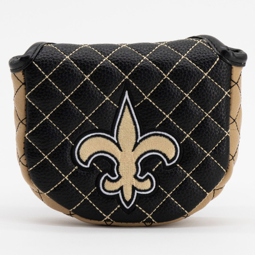 New Orleans Saints Solid Quilted Golf Mallet Putter Cover
