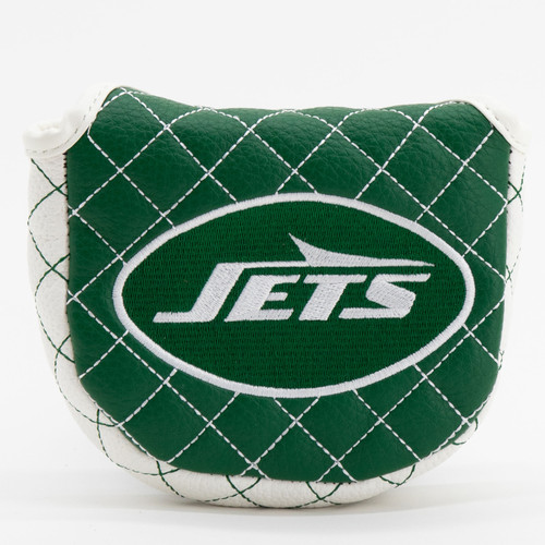 New York Jets Solid Quilted Golf Mallet Putter Cover
