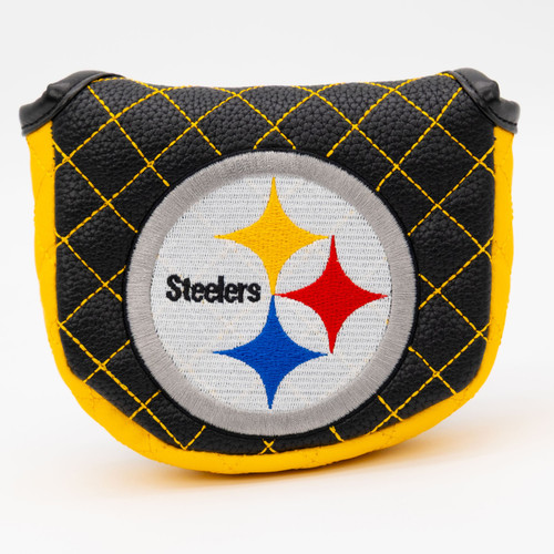 Pittsburgh Steelers Solid Quilted Golf Mallet Putter Cover