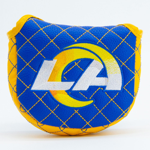 Los Angeles Rams Solid Quilted Golf Mallet Putter Cover