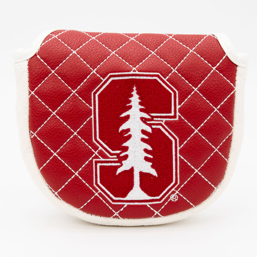 Stanford Cardinal Solid Quilted Golf Mallet Putter Cover