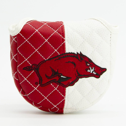 Arkansas Razorbacks Split Quilted Golf Mallet Putter Cover