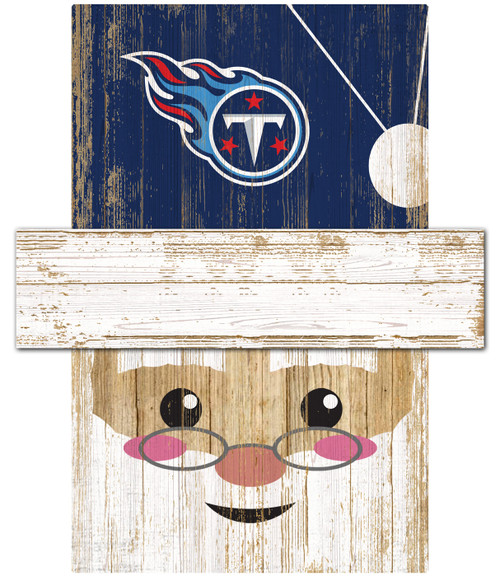 Tennessee Titans 6" x 5" Santa Head