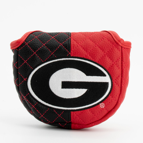 Georgia Bulldogs Split Quilted Golf Mallet Putter Cover