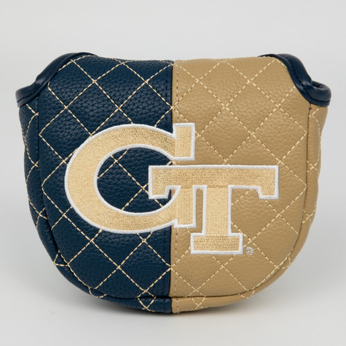 Georgia Tech Yellow Jackets Split Quilted Golf Mallet Putter Cover