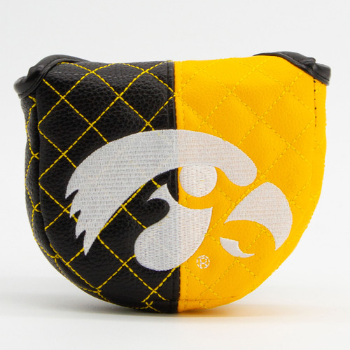 Iowa Hawkeyes Split Quilted Golf Mallet Putter Cover