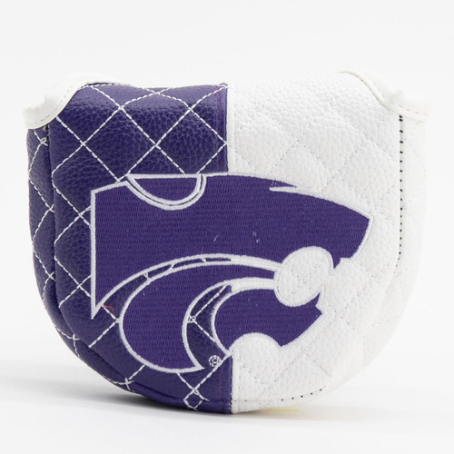 Kansas State Wildcats Split Quilted Golf Mallet Putter Cover